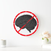 Gehirn verboten! große wanduhr (Zuhause)