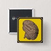 Gehirn voran! button (Vorne & Hinten)