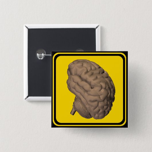 Gehirn voran! button (Vorne & Hinten)