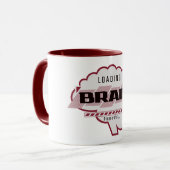 Gehirn wird geladen – Bitte warten Sie Funny Tasse (Vorderseite Links)