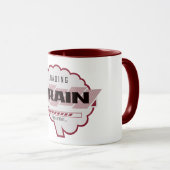 Gehirn wird geladen – Bitte warten Sie Funny Tasse (VorderseiteRechts)