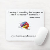 Gehirn, www.teachingsolutionsnm.com, "i lernend… mousepad (Mit Mouse)