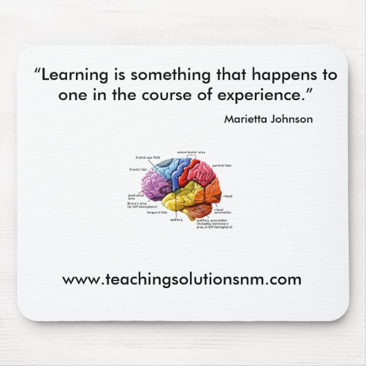 Gehirn, www.teachingsolutionsnm.com, "i lernend… mousepad (Vorne)