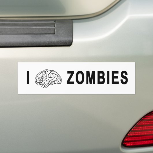 [GEHIRN-] ZOMBIES I AUTOAUFKLEBER (Auf Auto)