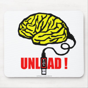 Gehirn zum zu entladen mousepad