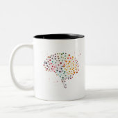 Gehirn Zweifarbige Tasse (Links)