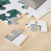 Gehirnanalyse, konzeptionelle Computergrafik. Puzzle (Seite)