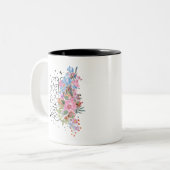 Gehirnanatomie Zweifarbige Tasse (Vorderseite Links)