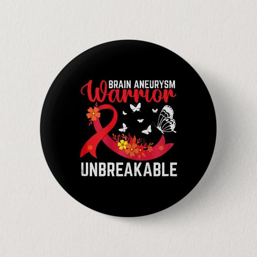 Gehirnaneurysm Krieger Unzerbrechliche Operation A Button (Vorderseite)