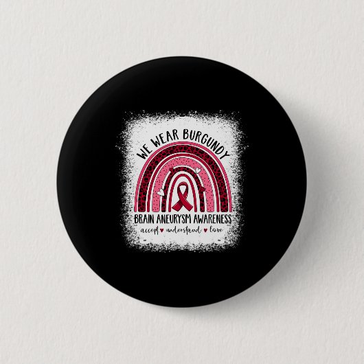 Gehirnaneurysma Awareness Apparel Phantastisches T Button (Vorderseite)