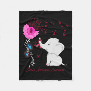Gehirnaneurysma Awareness - Brain Aneurysm Ribbon Fleecedecke