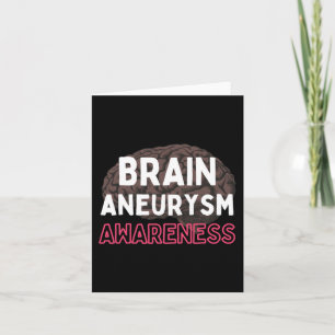 Gehirnaneurysma Awareness Burgundy Ribbon Aneurysm Karte