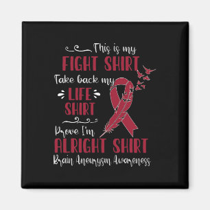 Gehirnaneurysma Awareness Mein Kampf Magnet