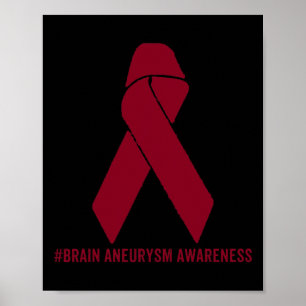 Gehirnaneurysma Awareness Survivor Poster