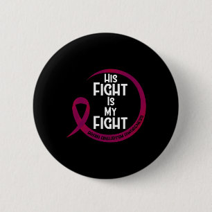 Gehirnaneurysma Bewusstsein Burgund Ribbon seinen  Button