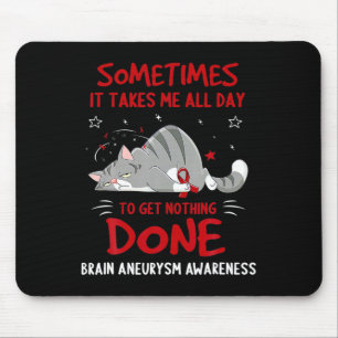 Gehirnaneurysma-Bewusstsein Elefant 1 Mousepad