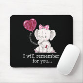 Gehirnaneurysma-Bewusstsein Elefant Mousepad (Mit Mouse)