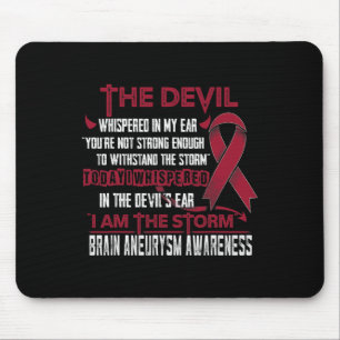 Gehirnaneurysma Bewusstsein Ich bin der Sturmteufe Mousepad