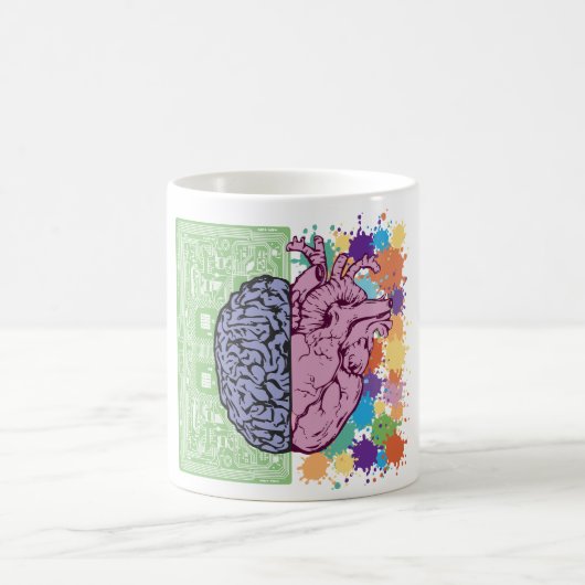 Gehirnausbalancierung Kaffeetasse (Mittel)