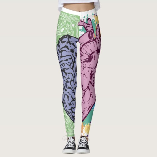 Gehirnausbalancierung Leggings (Vorderseite)