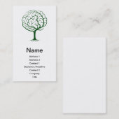 Gehirnbaumillustration Visitenkarte (Vorne/Hinten)