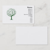 Gehirnbaumillustration Visitenkarte (Vorne/Hinten)