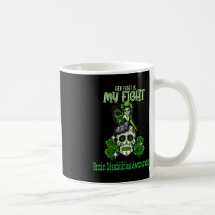 Gehirnbehinderungen Bewusstsein, dass ihr Kampf me Kaffeetasse