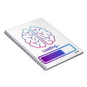Gehirnbelastung Notizblock (Rechte Seite)