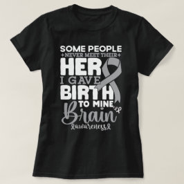 Gehirnbewusstsein Manche treffen ihren Helden nie T-Shirt