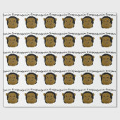 Gehirnchirurg Geschenkpapier (Flach)