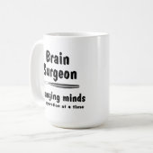 Gehirnchirurg Kaffeetasse (Vorderseite Links)