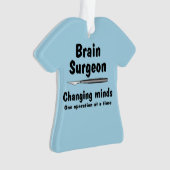 Gehirnchirurg Ornament (Vorderseite)