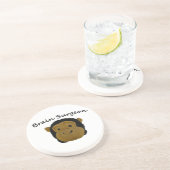 Gehirnchirurg Sandstein Untersetzer (Seite)