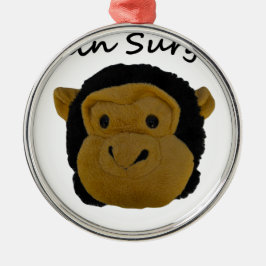 Gehirnchirurg Silbernes Ornament