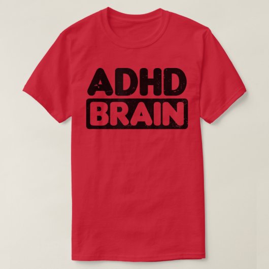Gehirndesign ADHD T-Shirt (Design vorne)