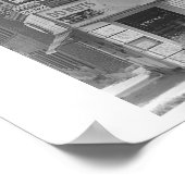 Gehirne 25 Cent B&W Poster (Ecke)