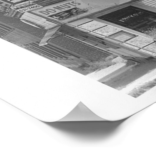 Gehirne 25 Cent B&W Poster (Ecke)