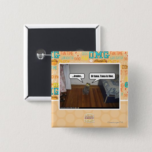 Gehirne Button (Vorne & Hinten)