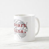 Gehirne des Herzens I Kaffeetasse (VorderseiteRechts)