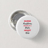 Gehirne eines Arzthelfers 2 Button (Vorne & Hinten)