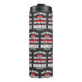 Gehirne eines Arzthelfers Thermosbecher (Vorderseite)