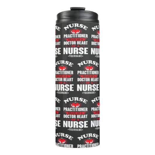 Gehirne eines Arzthelfers Thermosbecher (Vorderseite)