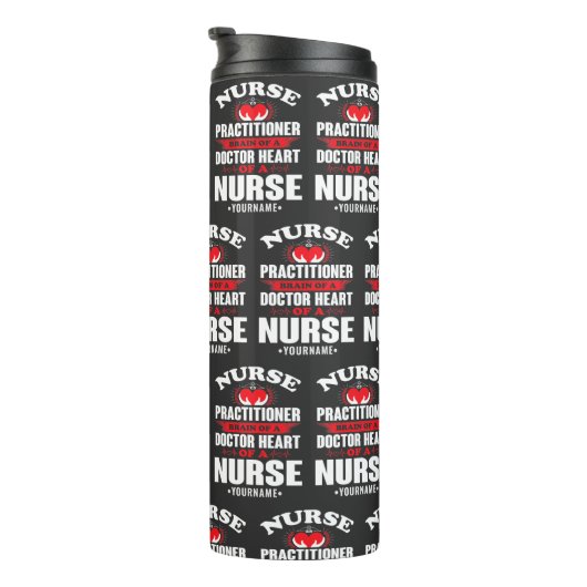 Gehirne eines Arzthelfers Thermosbecher (Nach rechts gedreht)