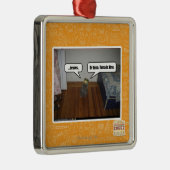 Gehirne Ornament Aus Metall (Rechts)