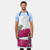 Gehirne & Schönheit - Design des Zombie-Spaßes Schürze (Getragen)