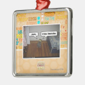 Gehirne Silbernes Ornament (Links)