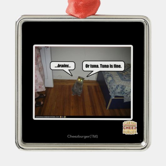 Gehirne Silbernes Ornament (Vorne)