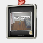 Gehirne Silbernes Ornament (Links)