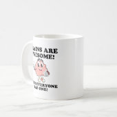 Gehirne sind Phantastische Funny Mug Kaffeetasse (Vorderseite Links)