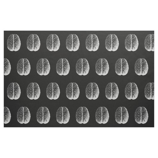 Gehirne! Stoff (Fat Quarter (45,7 x 55,9 cm))
